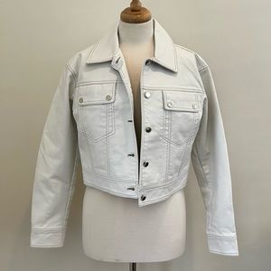 Topshop Crop Leather Jacket